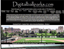 Tablet Screenshot of digitalballparks.com